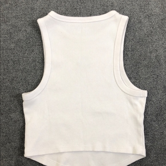 Aerie White Tank Top with Green Shamrock St. Patrick’s Day (T4) - Picture 6 of 6